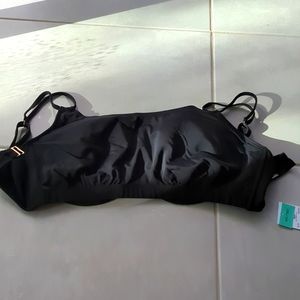 Underwire bikini top black 40G/38H